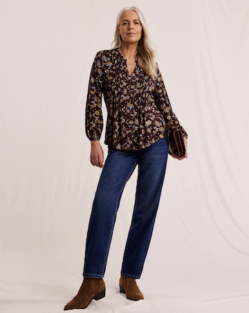 Julipa Pintuck Printed Top