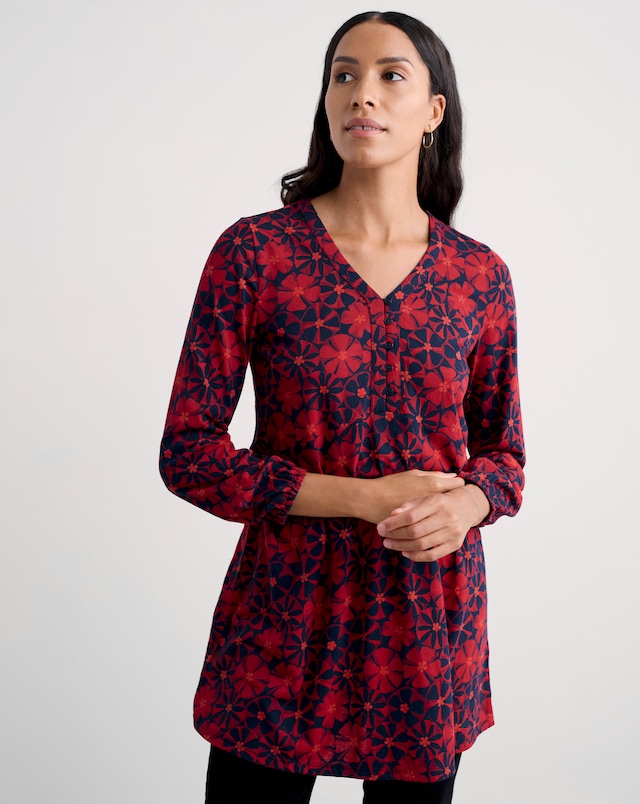 Seasalt Peg Loom V-Neck A-Line Tunic