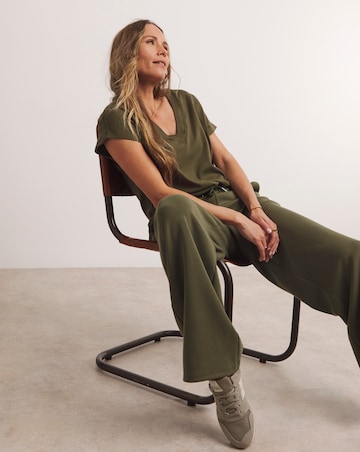 Anthology Khaki V-Neck T-Shirt