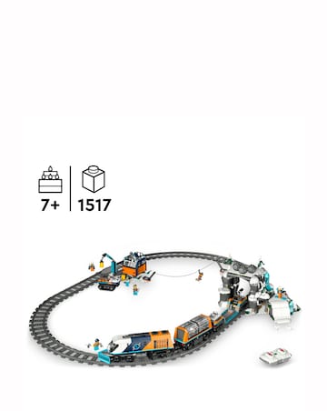 LEGO City Explorers' Arctic Polar Express Train Set for Fans of STEM Toys 60470