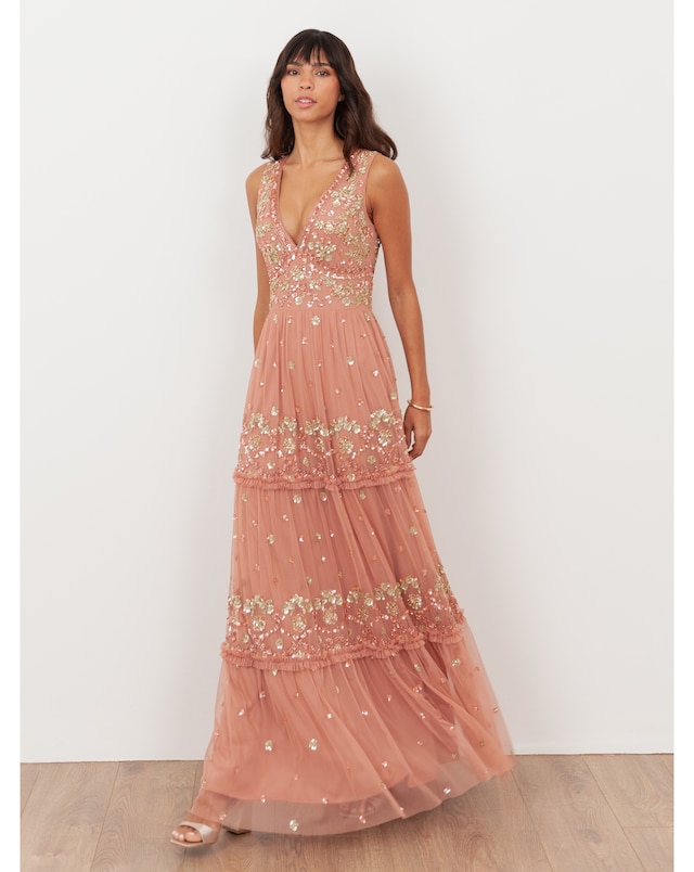 Maya Deluxe Embellished Dress