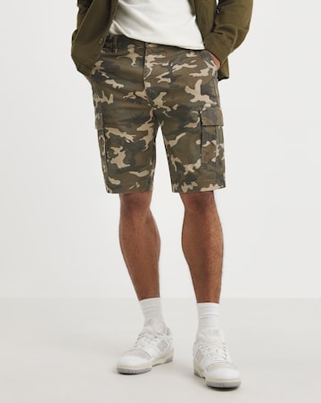 Cotton Stretch Cargo Short