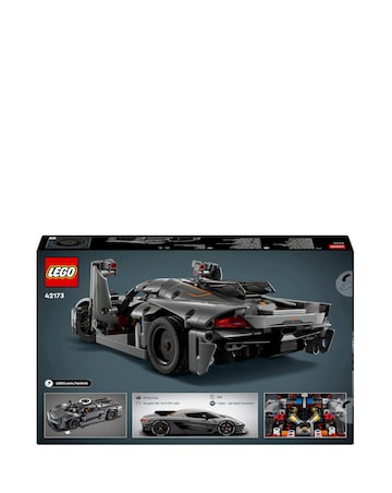 LEGO Technic Koenigsegg Jesko Absolut Grey Hypercar 42173