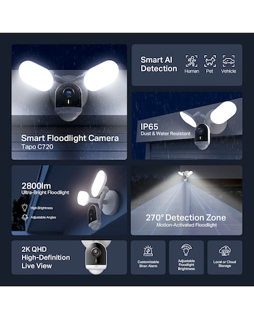 TP-Link Tapo C720 Smart Floodlight Camera