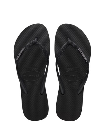 Havaianas Slim Glitter II Toe Post Flip Flop Sandals