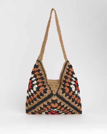 Packable Raffia Beach Bag