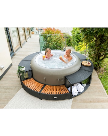 Lay-Z-Spa 200cm Round Rattan Hot Tub Surround