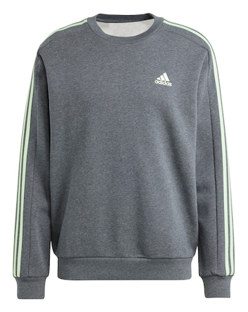 adidas 3 Stripes Fleece Sweatshirt