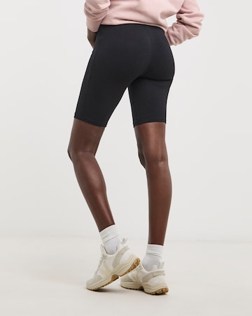 2 Pack Black Cotton Cycling Shorts