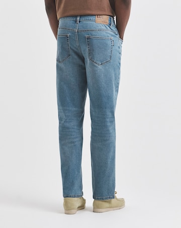 Union Straight Fit Stretch Jeans Light Wash