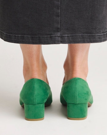 Orlia Block Heel Court Shoe - Extra Wide Fit (EEE)