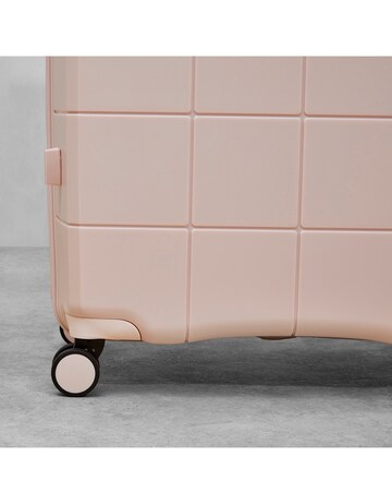 Rock Pixel Large Suitcase - Pastel Pink