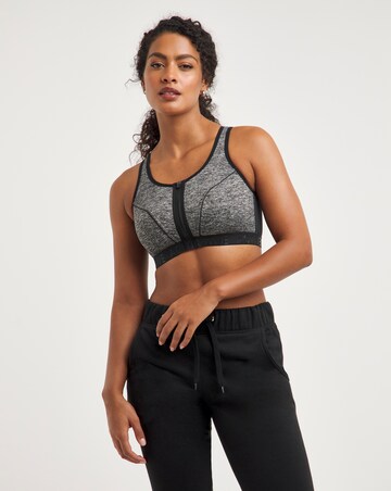 High Impact Zip Front Fastening Sports Bra B-F