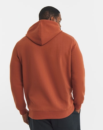 Overhead Hoodie Long Length-Rust