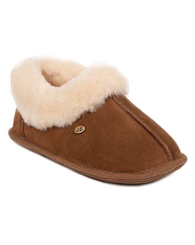 Just Sheepskin Womens Classic Full Back Slippers