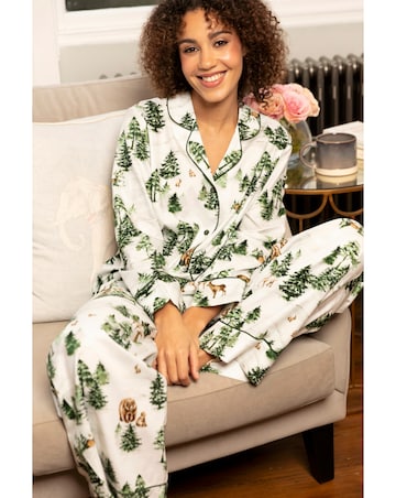 Cyberjammies Fern Pyjama Pant Alpine Print