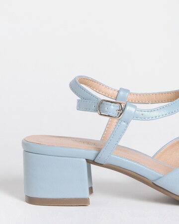 Jennifer Two Part Heeled Shoes - Wide Fit (E)