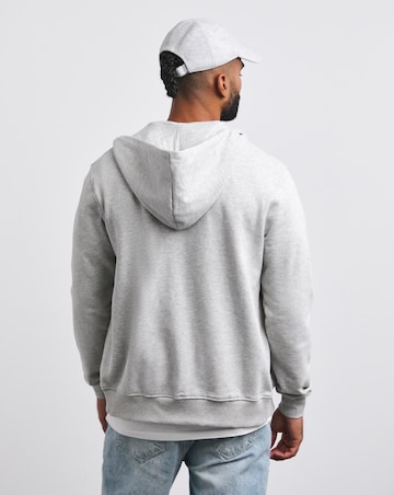 Full Zip Hoodie - Grey Marl