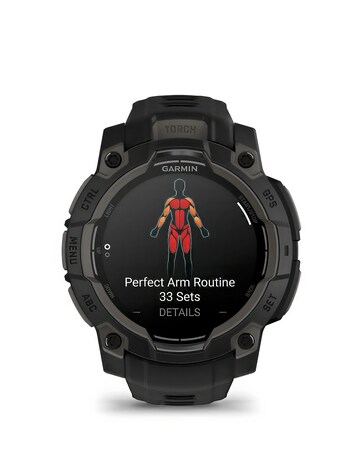 Garmin Instinct 3 45mm Smart Watch - Black/Black