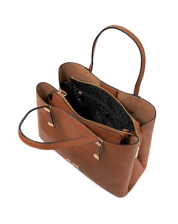 Dune Dorries Tan Shoulder Tote Bag