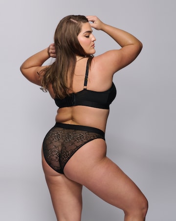 Lemonade Dolls Signature Lace High Waist Brazilian Black