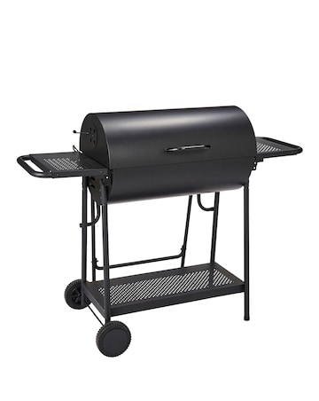 Double Oil Drum Charcoal BBQ