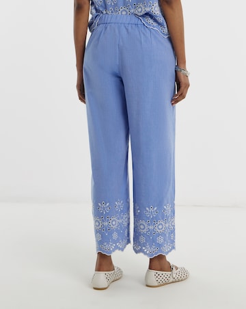 JdY Marina Embroidered Ankle Trouser