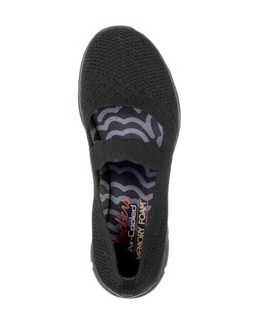 Skechers Knit Mary Jane Shoe Standard Fit
