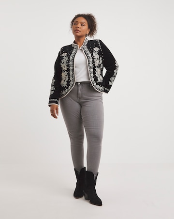Joe Browns Black Extraordinary Embrodiered Boutique Jacket