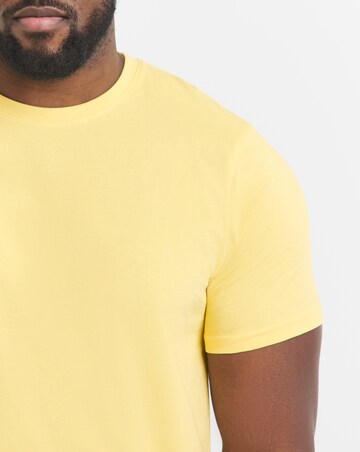 Pure Cotton Crew Neck T-Shirt- Mustard