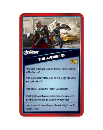 Marvel Cinematic Universe Top Trumps Quiz Game