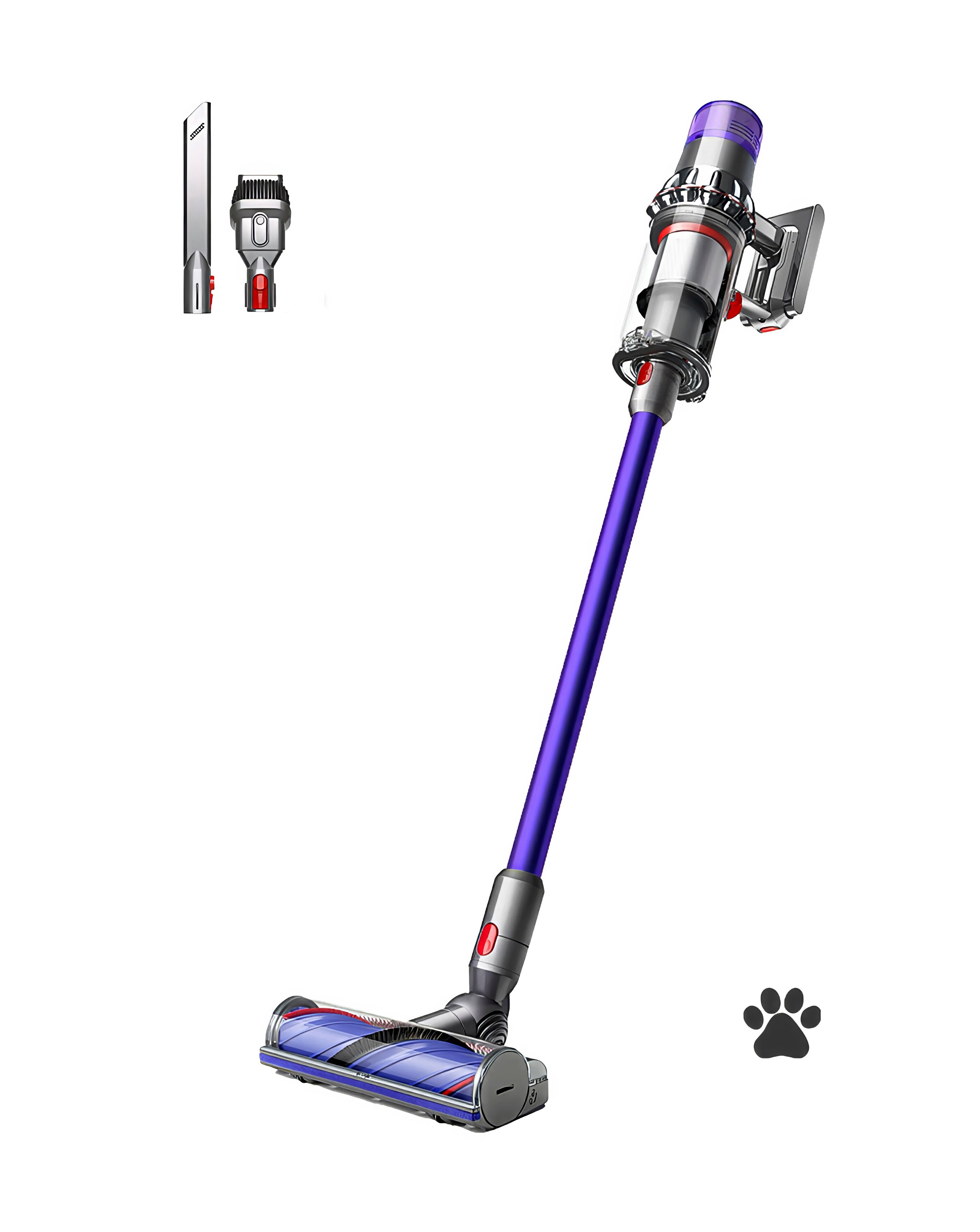Dyson V11 Advanced Cordless Vacuum Cleaner, Nickel/Purple