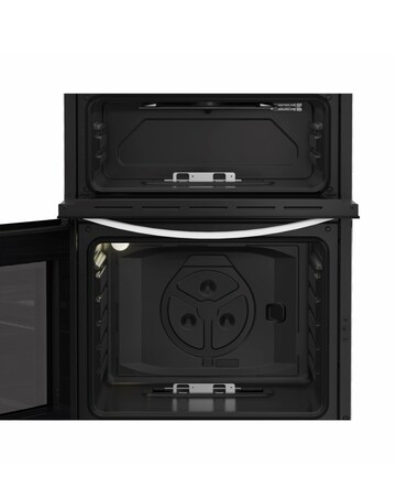 Indesit IDG6GW 60cm Gas Double Cooker - White