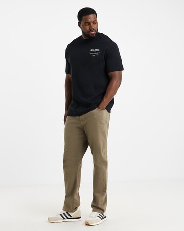 Jack & Jones Urban Edge Back Graphic T-Shirt - Black