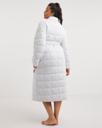 Figleaves Luxury Quilted Long Dressing Gown