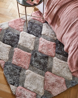 Geo Shaggy Cosy Rug