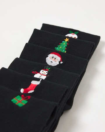 6 Pack Christmas Socks