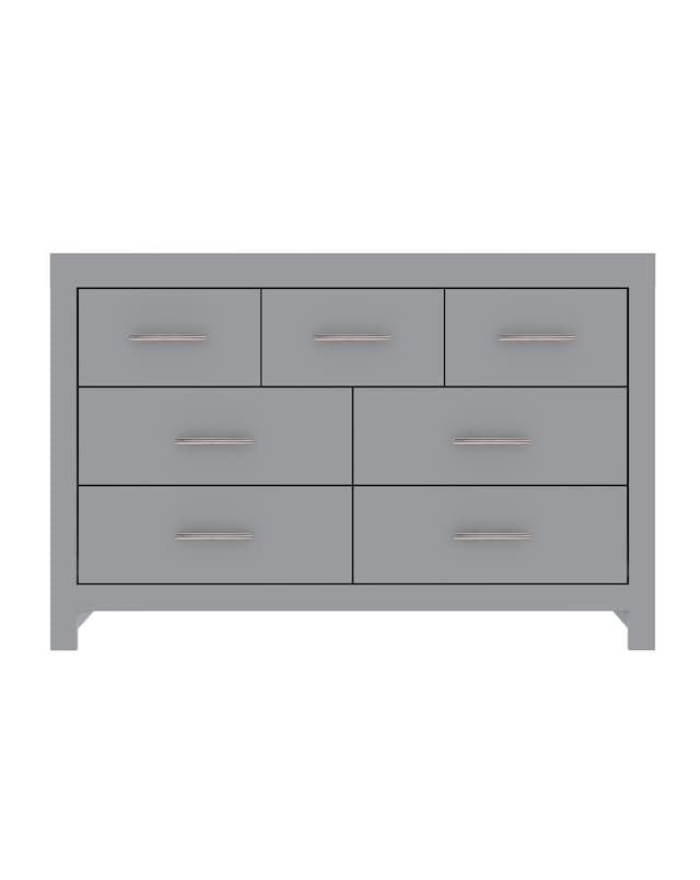 Dakota 3 Over 4 Drawer Chest
