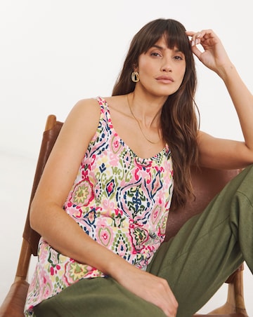 Pure Cotton 2 Pack Sleeveless Swing Vests