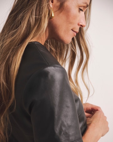 Anthology Leather Shift Dress