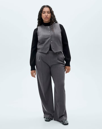 Mango Tauro Pinstripe Vest