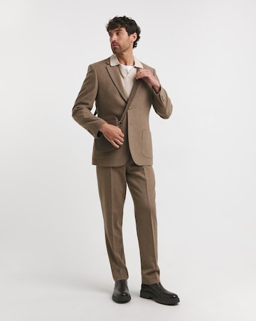 Patch Pocket Tweed Suit Jacket
