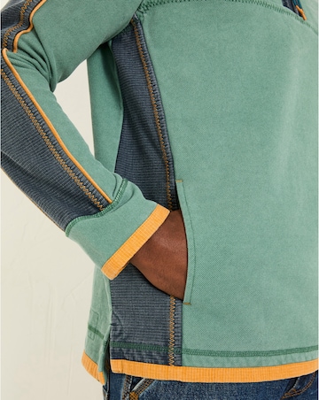 Fatface Airlie Panel Sweatshirt - Green