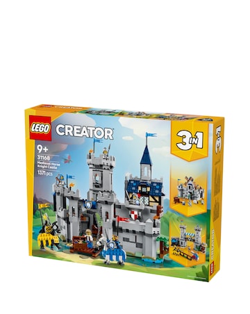 LEGO Creator 3in1 Medieval Horse Knight Castle Playset 31168