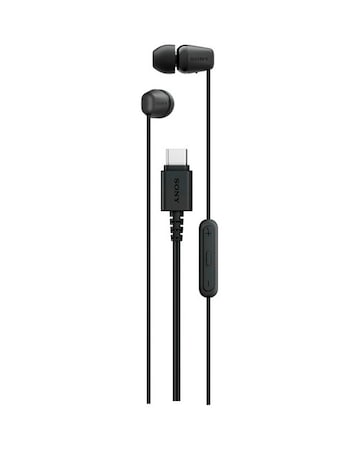 SONY IER-EX15C USB-C Wired Earphones - Black