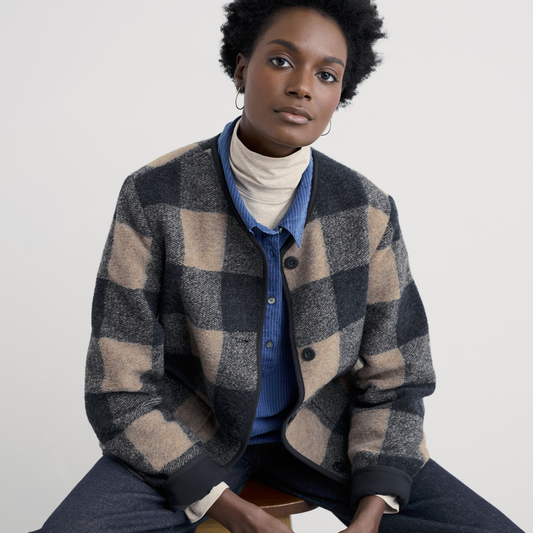 Woman wearing Seasalt clothing