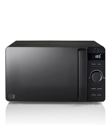 Swan SM22037LBLKN 20Litre Stealth Black Digital Microwave