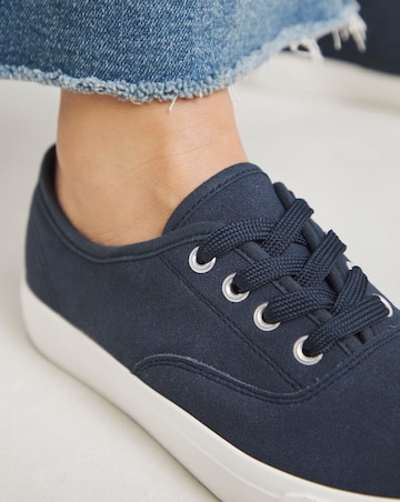 Polly Lace Up Deck Shoe - Extra Wide Fit (EEE)