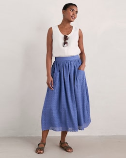 Seasalt Cornwall Deep Woods Skirt