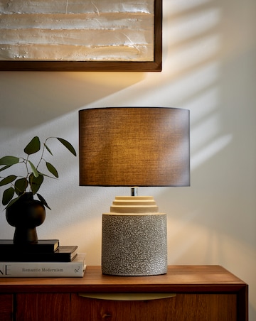 Cement Base Table Lamp